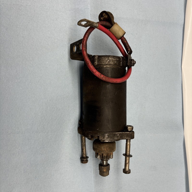 1976 Evinrude Skimmer 440 Vintage Snowmobile Electric Starter Motor Good
