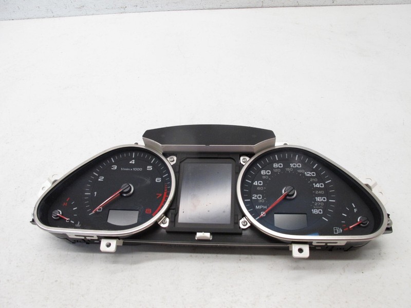 10-11 AUDI 4L Q7 GAS PETROL SPEEDOMETER INSTRUMENT GAUGE CLUSTER OEM 041524