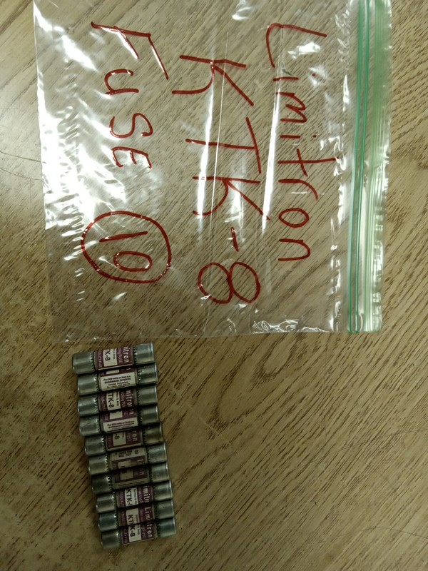 Limitron KTK-8 Fast-acting FUSE Lot Of 10