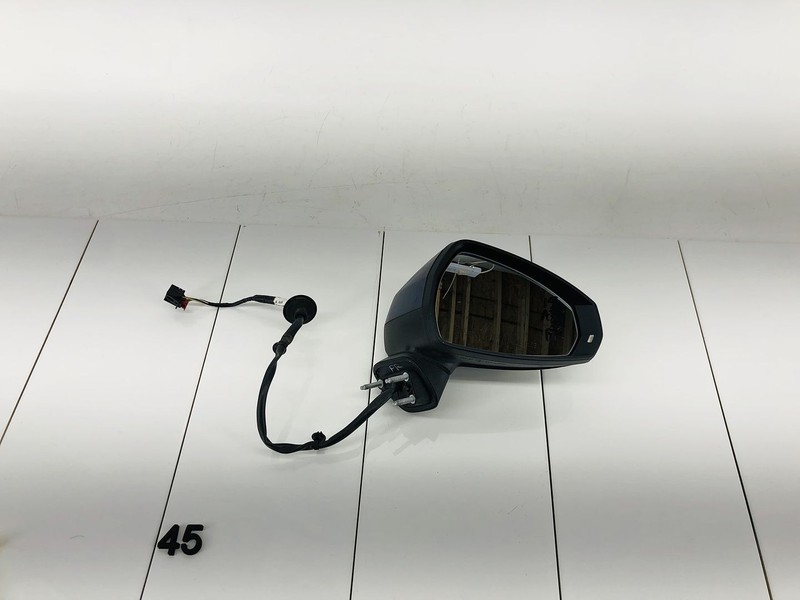 15-20 AUDI A3 QUATTRO RIGHT EXTERIOR VIEW MIRROR SCUBA BLUE METALLIC OEM