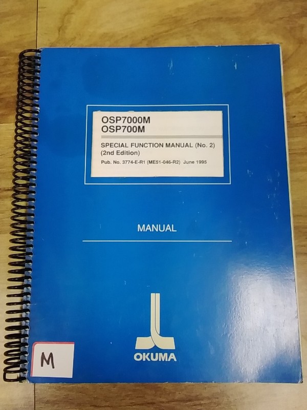 Okuma Special Function Manual (No.2) (2nd Edition)