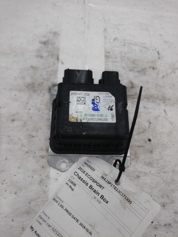 Used Air Bag Module fits: 2018 Ford Ecosport Air Bag Grade A