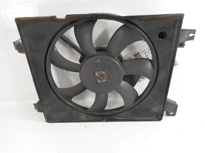 03-08 Hyundai Tiburon Engine Condenser Cooling Fan W/ Motor & Shroud OEM