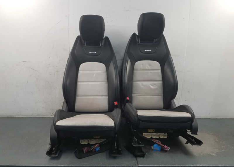 2017 Mercedes AMG C 63 S Coupe Front Leather Heat Cool Seat Set #3490 C5