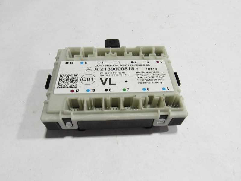 18-20 Mercedes E63 S W213 2018 Front Left Driver Door Control Module Unit :O