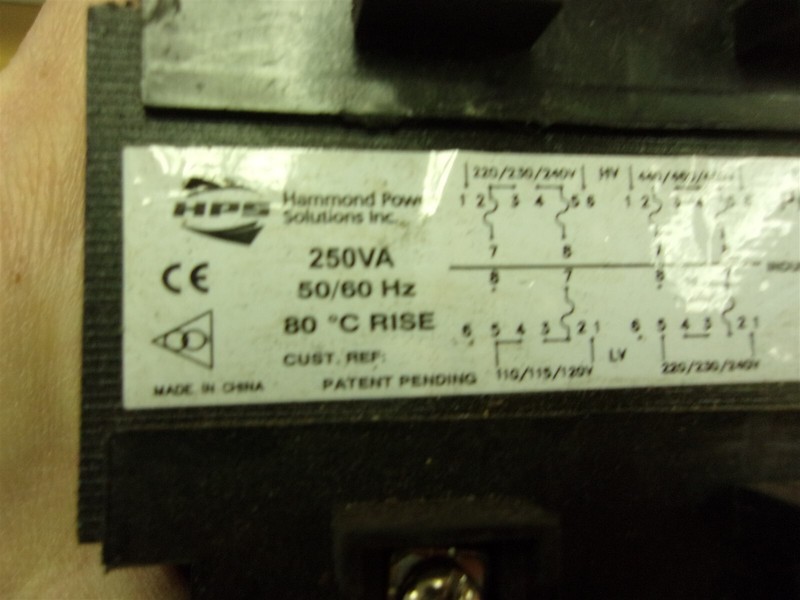HPS PH250MQMJ-FK 250V Industrial Control Transformer *FREE SHIPPING*