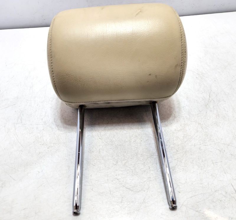 ✅ 2004 OEM Jaguar XJ8 Front Left Driver Side Headrest Leather Beige*