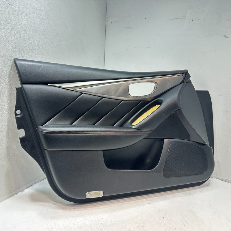 2017-2019 INFINITI Q50 RED SPORT FRONT DRIVER SIDE DOOR PANEL COVER OEM