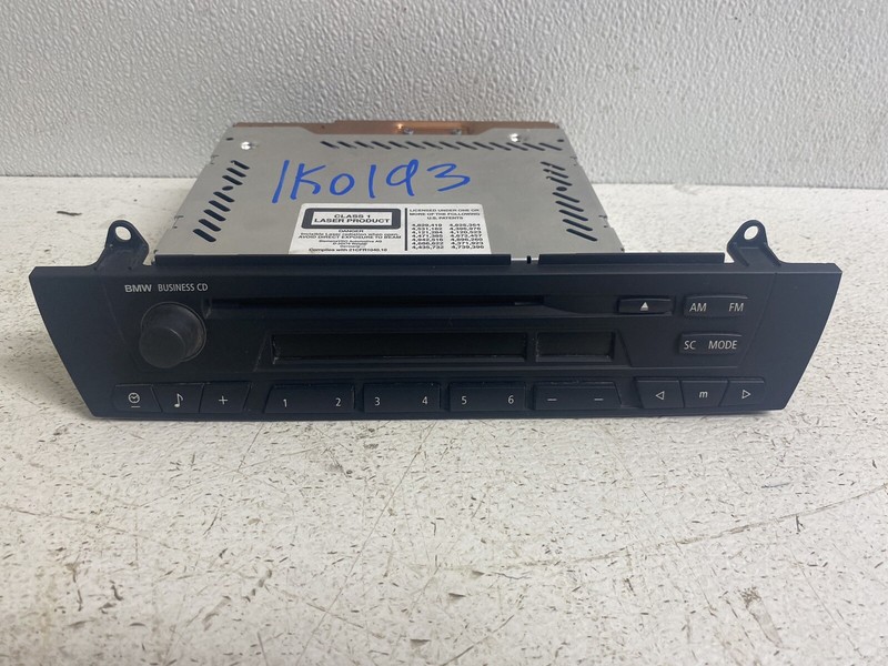 2005-2010 BMW X3 NON-NAV Radio Stereo Disc CD Player 6512 973686-02 AMFM Tuner