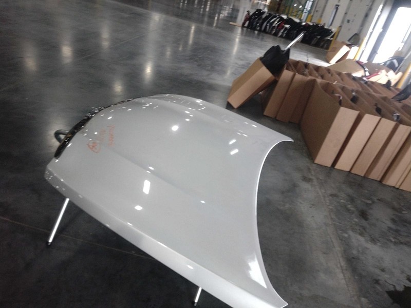 2015 Hyundai Sonata Silver Used OEM Hood Panel 664003Q000 664003S000