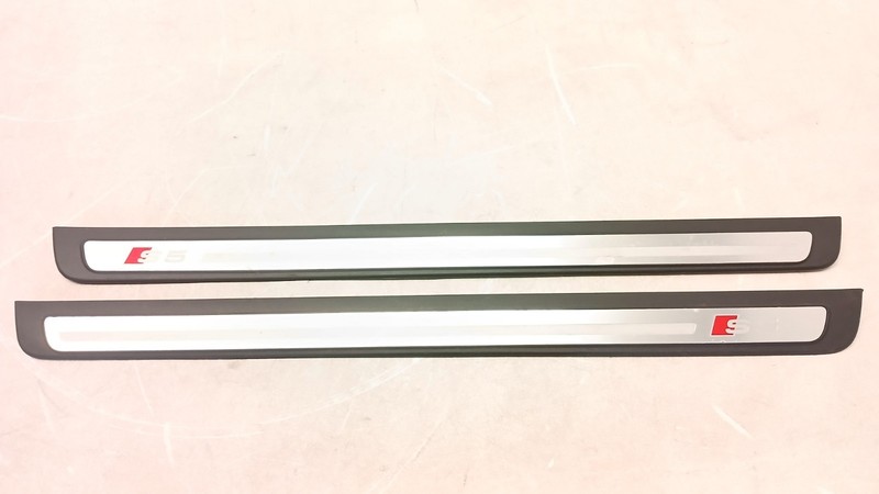 08-17 AUDI 8T S5 COUPE CONVERTIBLE DOOR SILL PANEL SCUFF PLATE OEM 063025