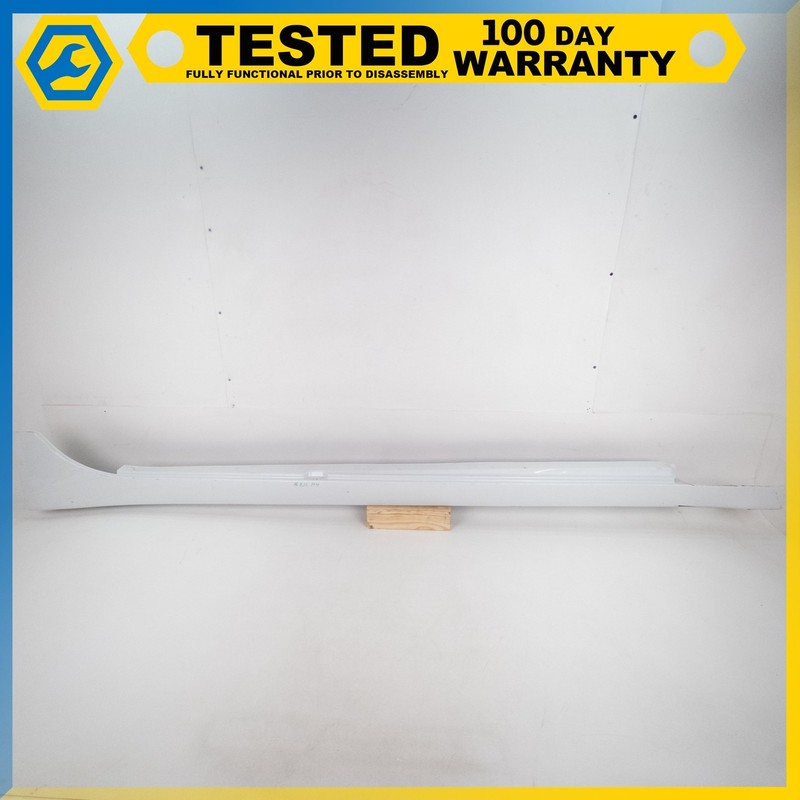 10-19 JAGUAR XJ XJL LWB RIGHT PASSENGER SIDE SKIRT ROCKER MOLDING WHITE OEM