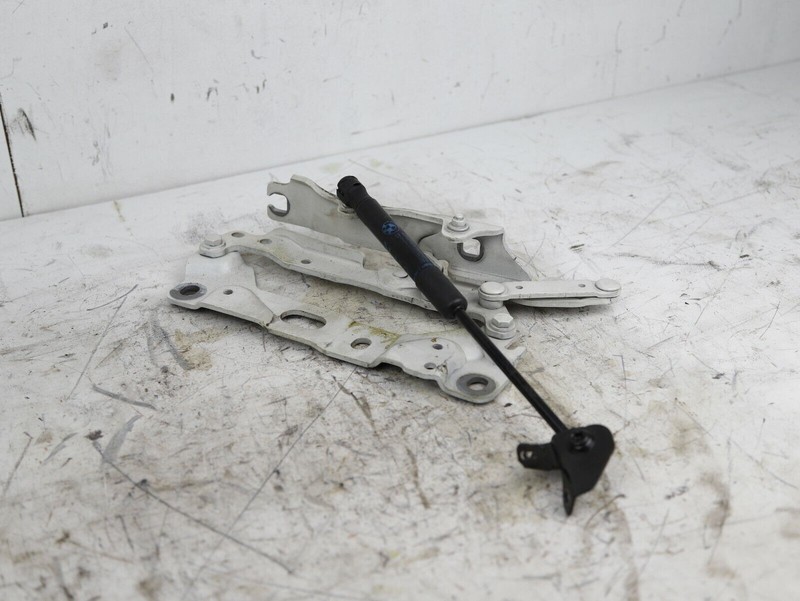 BMW F01 40I FRONT RIGHT HOOD BONNET HINGE SUPPORT PAIR WHITE 718419009 720001404