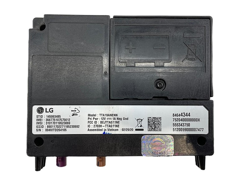 2019-2020 GMC Terrain SLE Telematics Communication Control Module 84644344 OEM