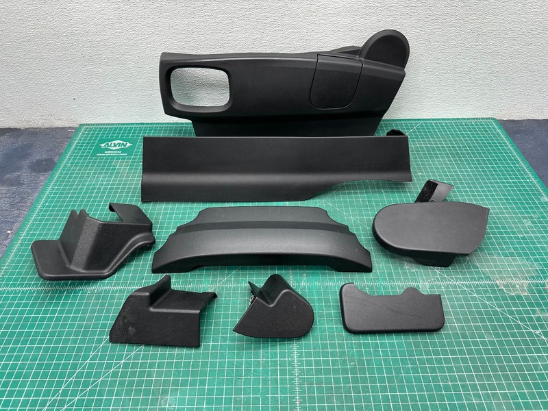 05-16 Land Rover LR4 FRONT LEFT DRIVER SIDE SEAT PLASTIC TRIM COVER SET OEM