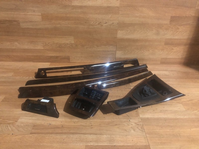 BMW OEM E92 E93 328 335 M3 FRONT DASH AND DOOR PANEL WOOD TRIM SET 2007-2013