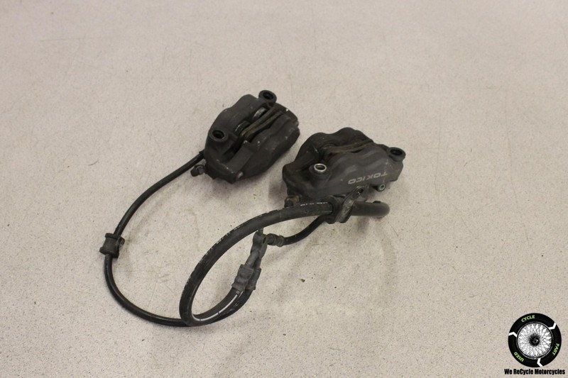 2006 Honda CBR600RR RIGHT LEFT FRONT BRAKE CALIPER PAIR CALIPERS HOSE CBR 600 RR