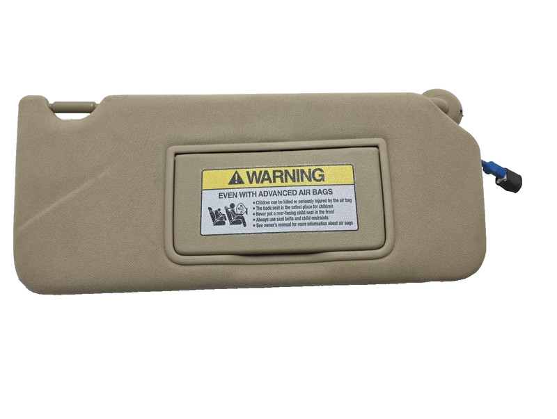 Honda Acoord RH Passenger illuminated Sun Visor Beige 2008 P/N 83230TA0A91