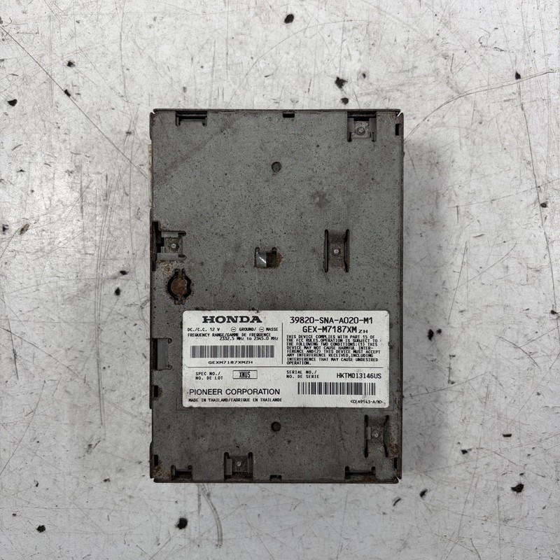 09-11 Honda Civic 4D XM Satellite Radio Control Unit Module 39820-SNA-A02 OEM
