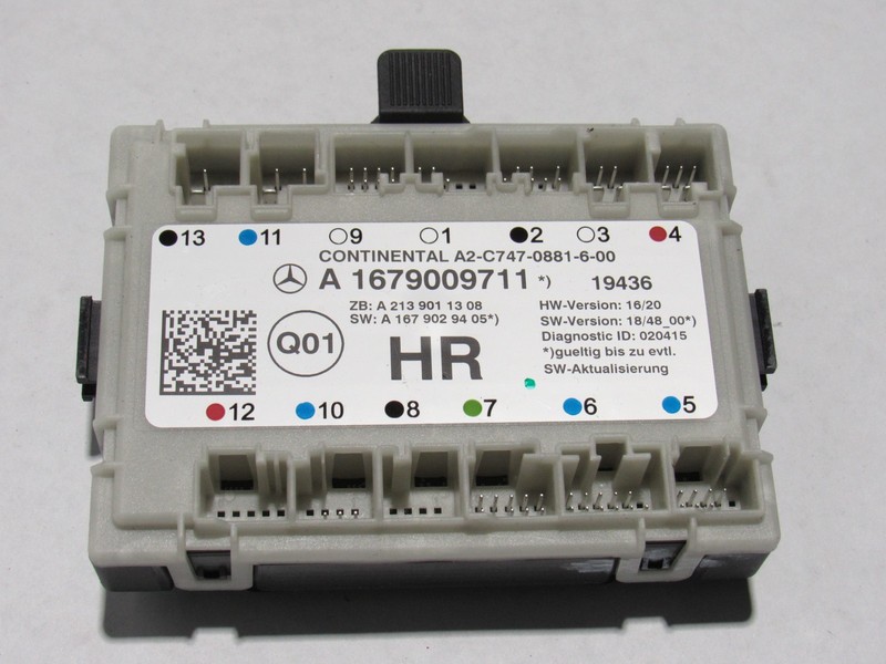 Mercedes S560 2020 W222 Rear Right Passenger Door Control Module Unit 18-20 *