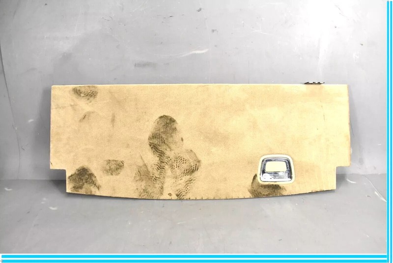 13-19 Mercedes X166 GL450 GLS550 Rear Trunk Floor Carpet Cover Trim Beige OEM