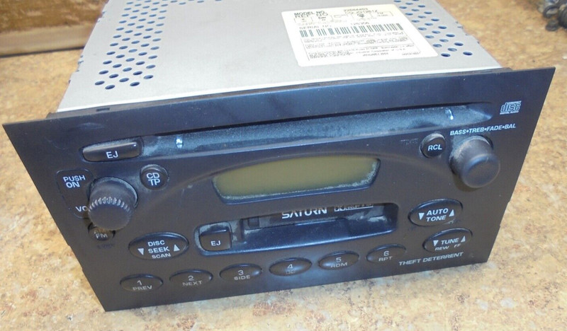 2003 Saturn Ion Stereo Radio CD Player Stock OEM Tape AM FM Deck 2004 CQ-JG1261Z