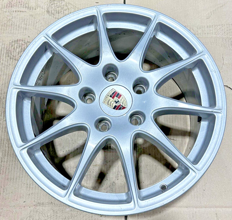 2010-2016 Porsche Panamera Front Wheel Alloy Rim 18" 18x8 Ten Spoke OEM Silver
