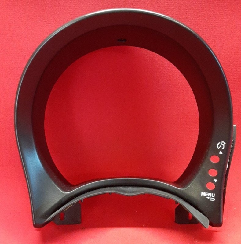 2012 - 2019 Fiat 500 / Fiat 500e Instrument Cluster Bezel Trim Black 5LD86JXWAB