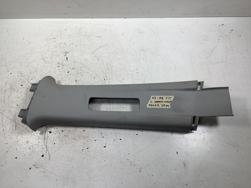07-08 Honda FIT Left Upper Center Pillar Trim Gray 84161-SLN-A01ZA OEM