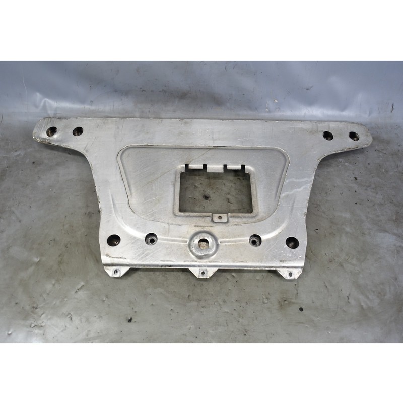 Damaged BMW E46 3-Series 2dr Front Belly Pan Skid Plate Aluminum 2000-2006 OEM