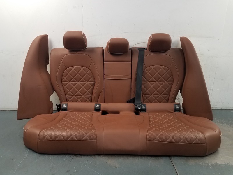 2016 Mercedes AMG C 63 S Rear Leather Seat Set #3768 V2
