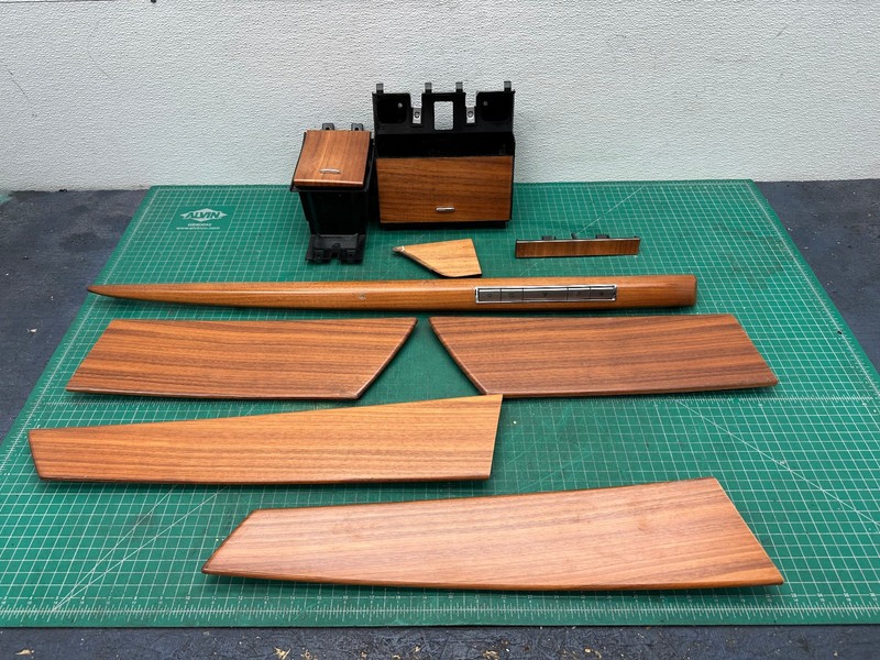 09-11 JAGUAR XF X250 WOOD TRIMS COVER MOLDINGS PANELS COMPLETE SET OEM