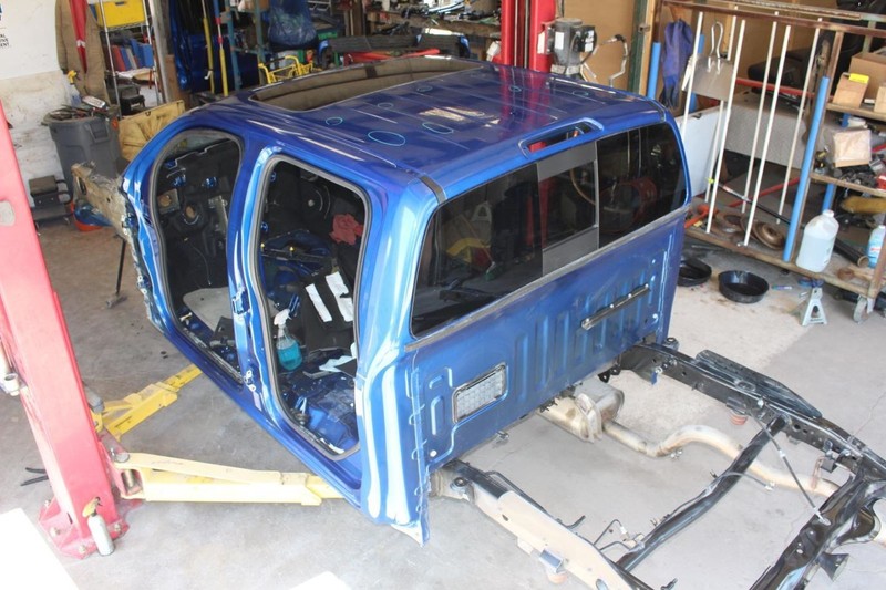 22-24 Frontier PRO-X Driver Left Rear Cab Corner Cut