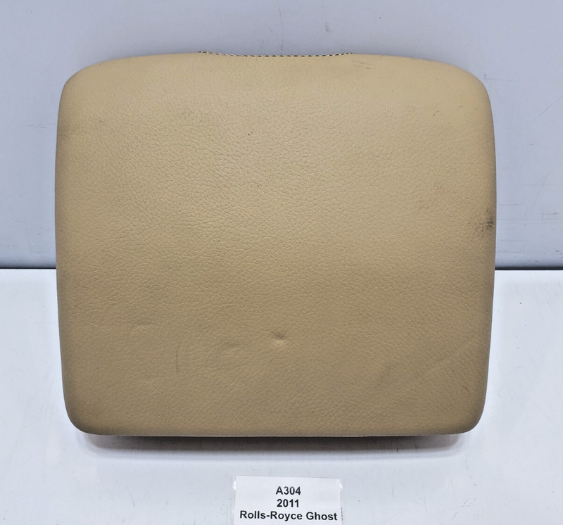 ✅ 10-14 OEM Rolls-Royce Ghost RR4 Rear Upper Backrest Headrest Leather Beige*