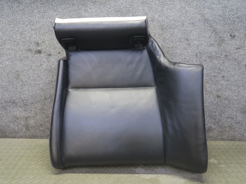 2008-2013 BMW E92 M3 COUPE REAR LEFT SEAT LOWER LEATHER CUSHION BLACK