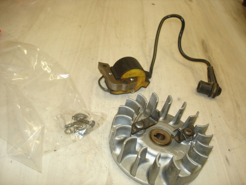 Husqvarna 50 rancher electrolux coil flywheel READ AD chainsaw part Bin803