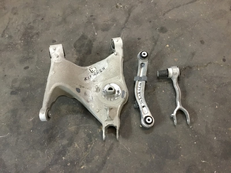 Jaguar XF RWD Rear Left Driver Control Arm Set 3 PCS 16 17 18 19 |:Y