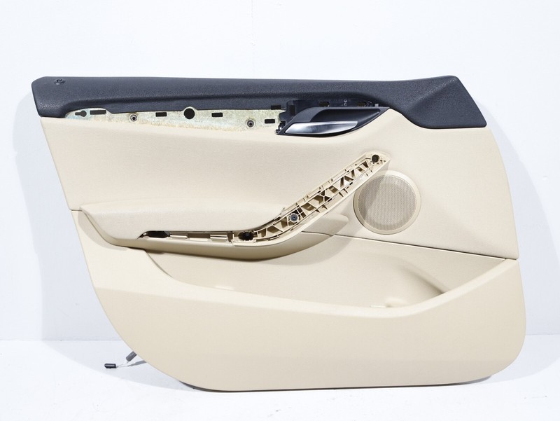 2012-2015 BMW E84 X1 FRONT RIGHT SIDE INTERIOR DOOR TRIM PANEL SENSATEC BEIGE