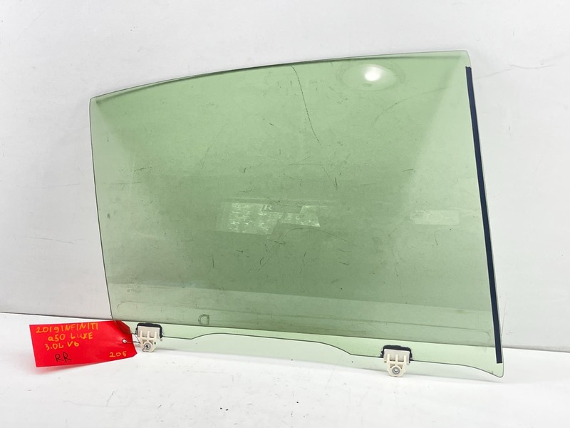 18–20 INFINITI Q50 L Passenger Right Side Rear Door Window Glass OEM