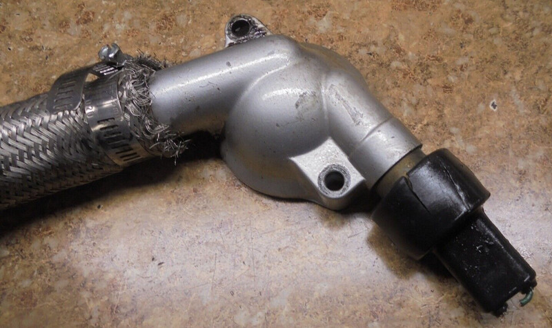 1986 Honda Goldwing GL1200 GL 1200 I Thermostat Sensor Switch Housing Pipe Tube