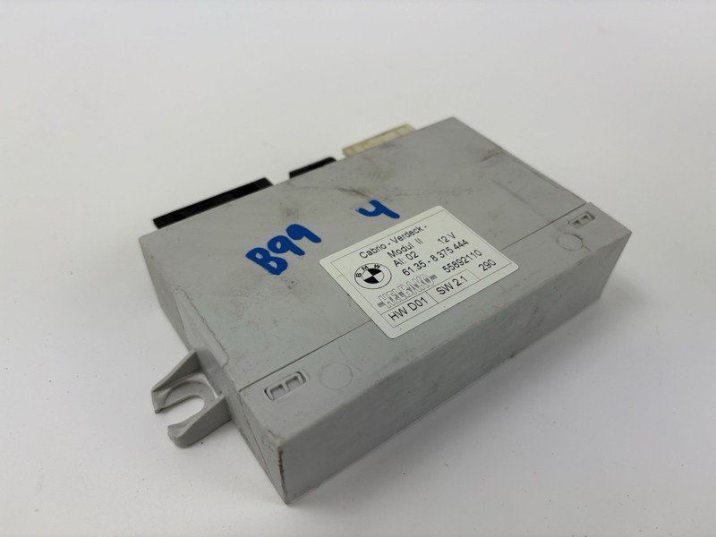 01-06 BMW E46 330ci CONVERTIBLE FOLDING TOP ROOF CONTROL UNIT MODULE 8375444 OEM