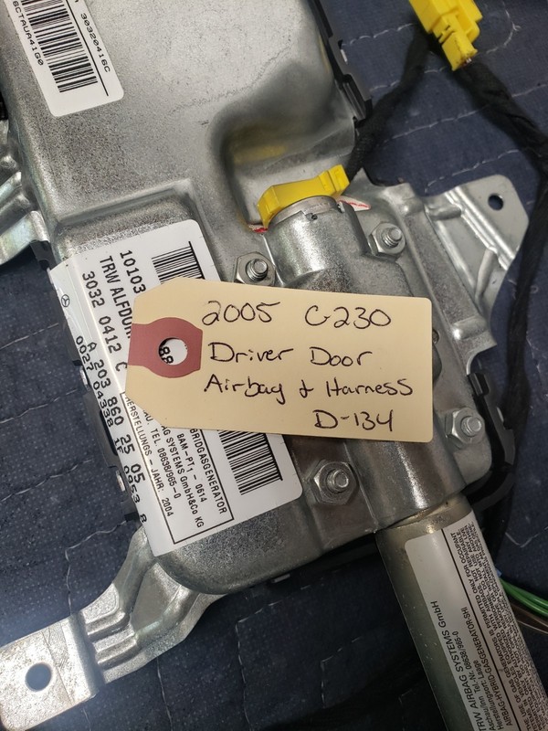 03 04 05 06 MERCEDES C230 W203 COUPE LEFT DRIVER DOOR WIRE HARNESS OEM