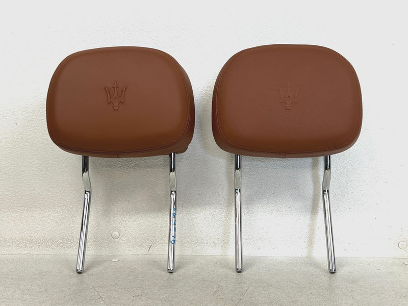 ⭐2014-2017 MASERATI QUATTROPORTE S Q4 FRONT RIGHT & LEFT HEADREST OEM LOT2638