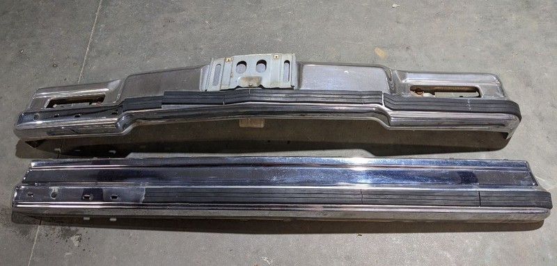 80-90 CAPRICE FRONT AND REAR BUMPERS OEM 1171600