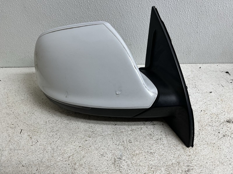 2013-2015 Audi Q7 White Right Passenger Side View Door Mirror 15 Wire Glass Oem
