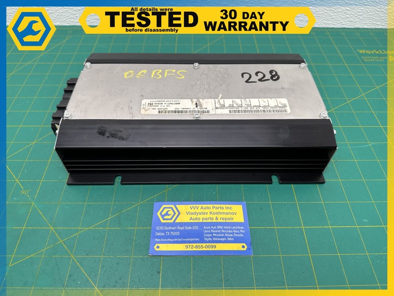 06-12 BENTLEY Flying Spur REAR AUDIO SOUND SYSTEM AMPLIFIER AMP OEM