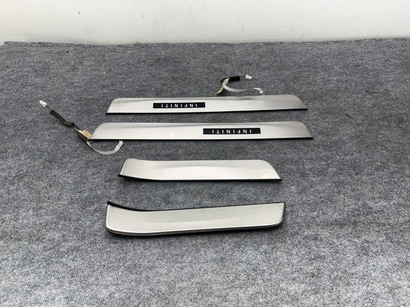 INFINITI Q50 2016-2024 OEM FRONT REAR LEFT RIGHT SCUFF PLATE DOOR SILL SILLS SET