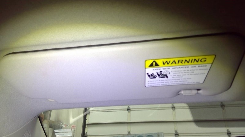 Driver Sun Visor Sunroof Without Illumination Fits 10-13 MAZDA 3 1714905