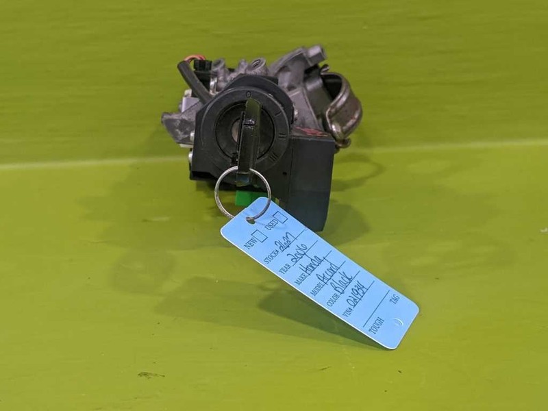 05 06 07 ACCORD LX 2.4L CPE IGNITION SWITCH CYLINDER HOUSING W/KEY OEM 3850-3