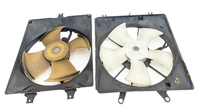 04-08 Acura TL Radiator AC Fan Cooling Fan RIGHT & LEFT 2005 2006 2007 2008 OEM